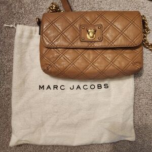 Marc Jacobs Quilted Leather Tan Crossbody